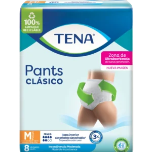 pañal tena pants clasico t.m 8 und