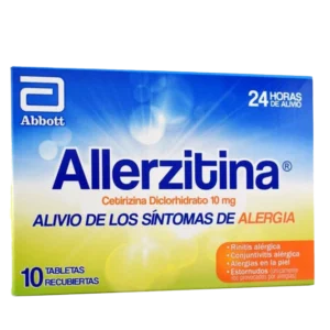allerzitina 10 mg 10 tabletas