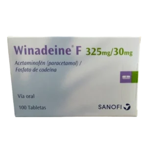 winadeine f 325/30 mg 100 tabletas