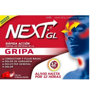 next gl gripa 8 capsulas