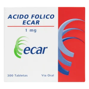 acido folico 1 mg 300 tabletas ec
