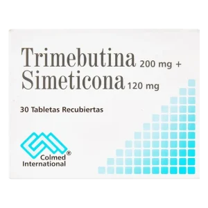 trimebutina+simetic 200/120 mg 30 tabletas pc