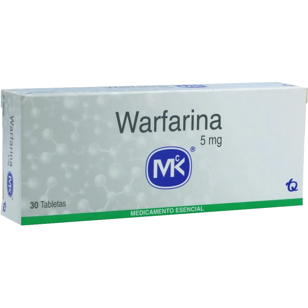 warfarina 5 mg 30 tabletas mk