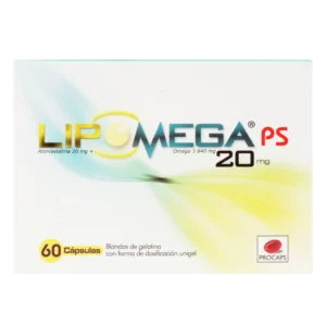 lipomega 20 mg 60 capsulas