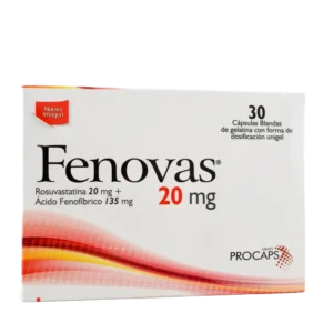 fenovas 20 mg 30 capsulas