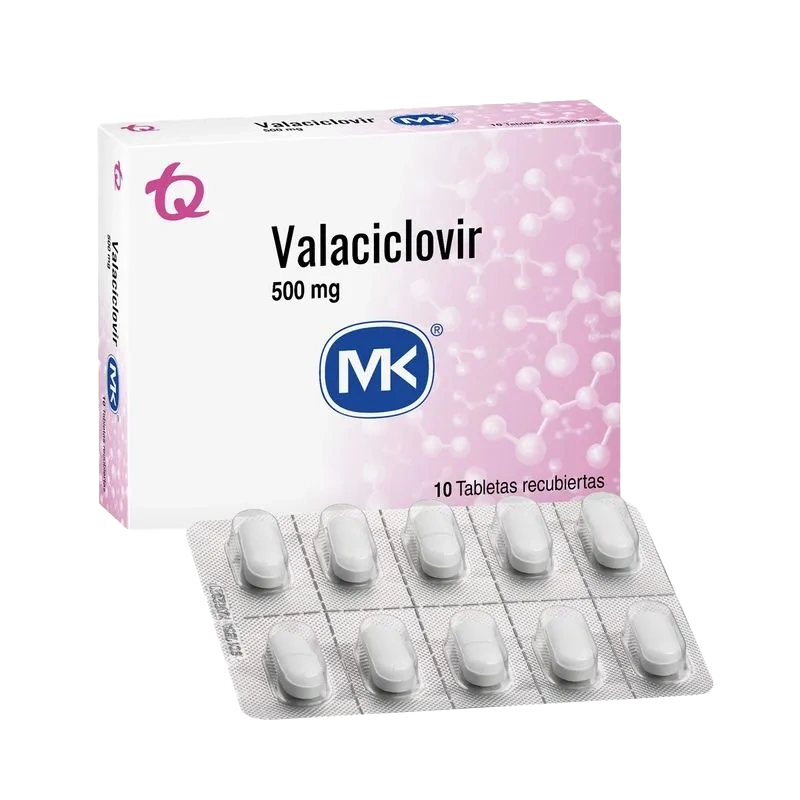 valaciclovir 500 mg 10 tabletas mk