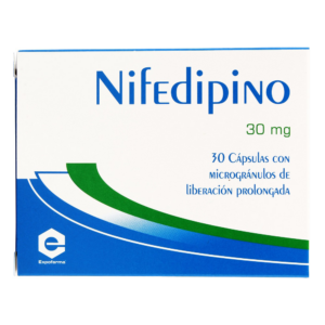 nifedipino 30 mg 30 capsulas ex
