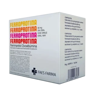ferroprotina 40 mg 30 sobres