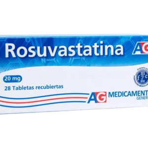 rosuvastatina 20 mg 28 tabletas ag
