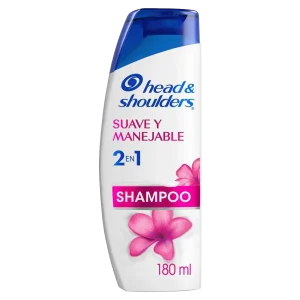 champu h&s 2en1 suave manej.180 ml