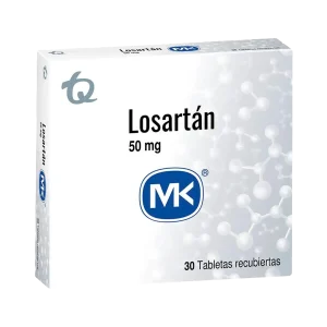 losartan 50 mg 30 tabletas mk