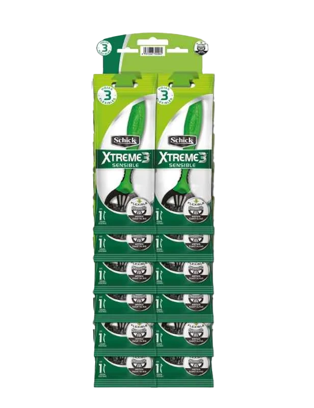 maquina schick xtreme3 p.sens.12 ud