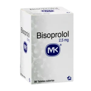 bisoprolol 2.5 mg 30 tabletas mk (p)