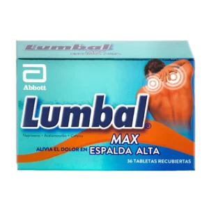 lumbal max 250 mg 36 tabletas