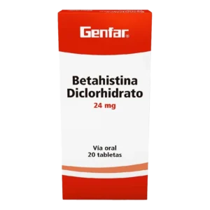 betahistina 24 mg 20 tabletas gf