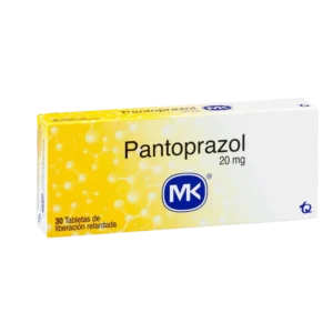 pantoprazol 20 mg 30 tabletas mk