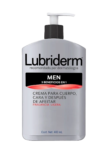 lubriderm men 3-1 c/frag 400 ml