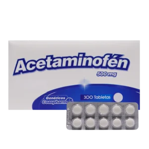 acetaminofen 500 mg 300 tabletas coa