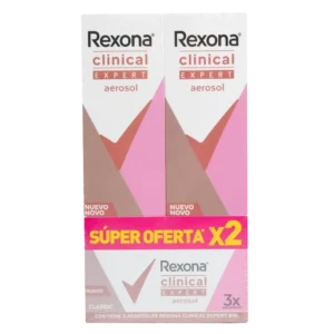 desodorante rexona aer cli/clas exp 91gr 2 und