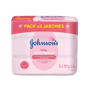 jabon jj baby original 110 gr 3 und