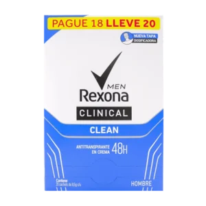desodorante rexona clin clean 8.5gr h pg18 ll20