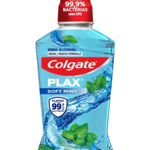 enjuaguecolgate plax soft mint 500 ml