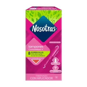 tampon nosotras super plus aplic 8 und
