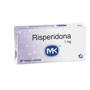 risperidona 1 mg 20 tabletas mk (p)