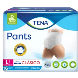 pañal tena pants clasico large 16 und