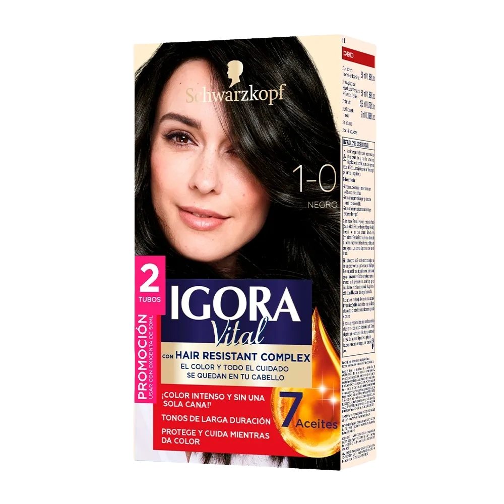 igora vital tubo 1-0 negro
