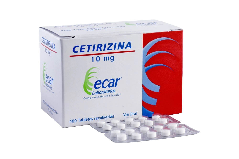 cetirizina 10 mg 400 tabletas ec