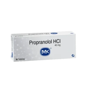 propranolol 40 mg 30 tabletas mk