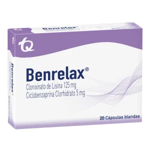 benrelax 125/5 mg 20 capsulas