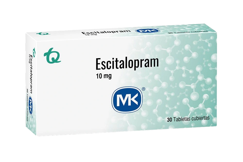 escitalopram 10 mg 30 tabletas mk