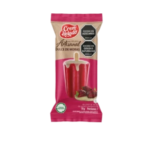 helado artesanal postre de moras crem helado