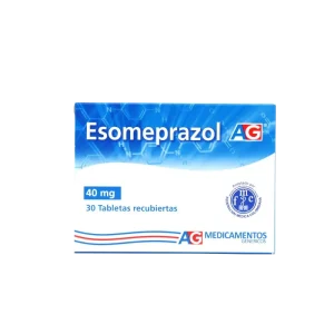 esomeprazol 40 mg 30 tabletas ag