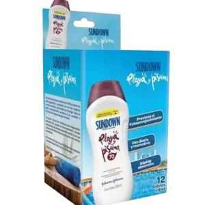 protector solar sundown spf70 8 ml 12 sobres