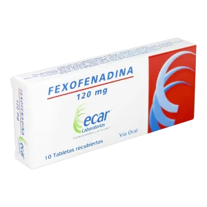 fexofenadina 120 mg 10 tabletas ec
