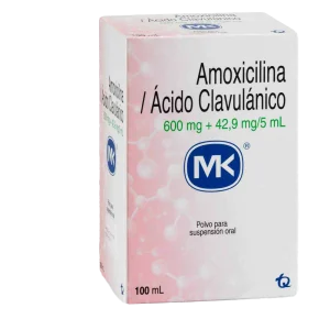 amoxicilina+acido clav.600/42.9 mg 100 ml mk