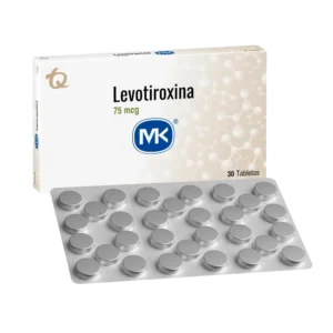 levotiroxina 75 mcg 30 tabletas mk