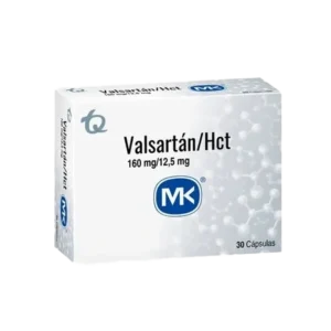 valsartan+hct 160+12.5 mg 30 capsulas mk