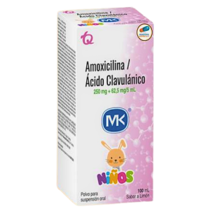 amoxicilina+acido clav.250/62.5 mg 100 ml mk