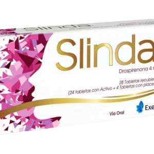 slinda 4 mg 28 tabletas