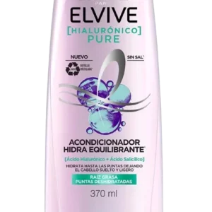 acondicionador elvive hidra hialuron.pure 370 ml