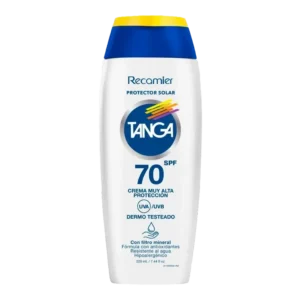 bloqueador tanga spf 70 adultos crema 220 ml