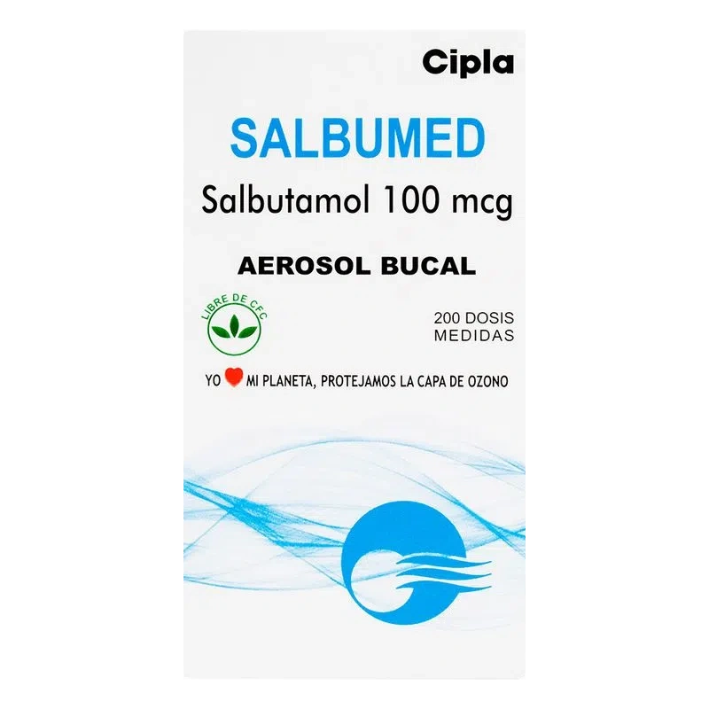 salbumed 100 mcg bucal inh 200 dosis