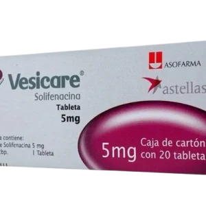 vesicare 5 mg 20 tabletas (p)