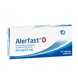 alerfast d 60/25 mg 10 tabletas
