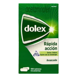 dolex avanzado 500 mg 100 tabletas recub