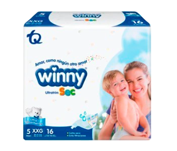pañal winny ult sec et.5 16 und